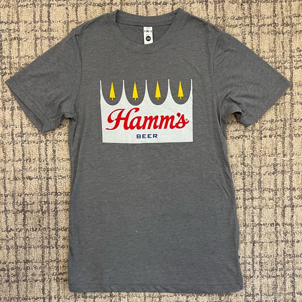 Vintage Hamm’s Beer T-shirt. Size small.